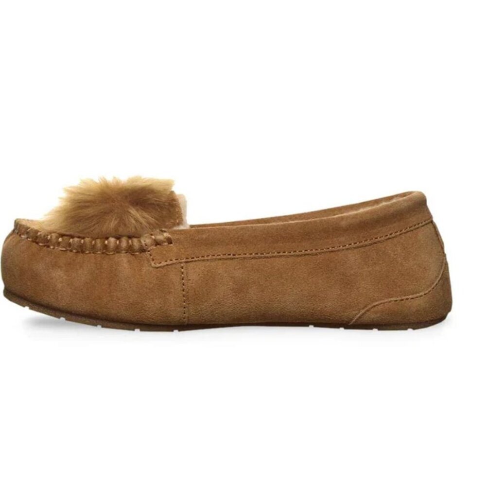 Bearpaw Women's Erika Loafers Brown Suede SZ 9 WIDE - Picture 3 of 5